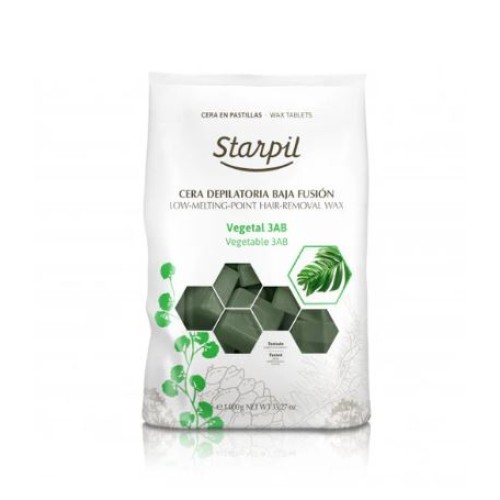 Pastillas de Cera Depilatoria Vegetal Starpil (3ab) 1000 gr