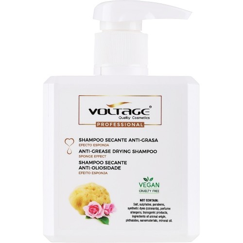 Champú Secante Anti-Grasa 500ml Voltage Champú Secante Anti-Grasa 500ml Voltage