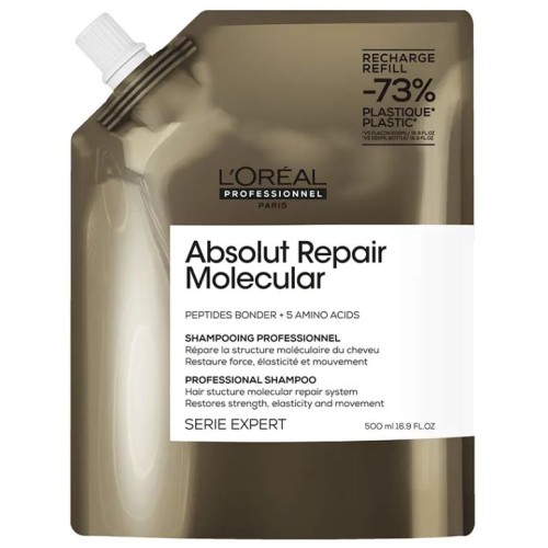 Recarga Champú Absolut Repair Molecular 500ml L´Oréal