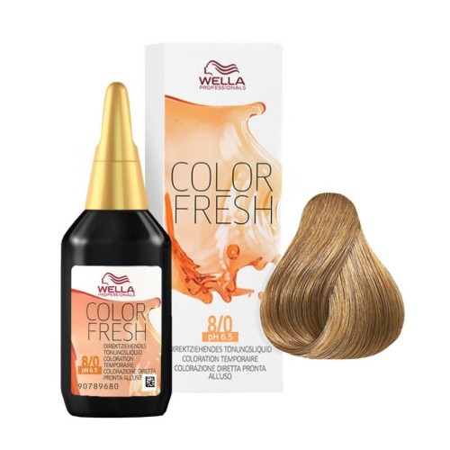Tinte Vegetal Wella Professionals Color Fresh 8/0 Rubio Claro Natural 75ml