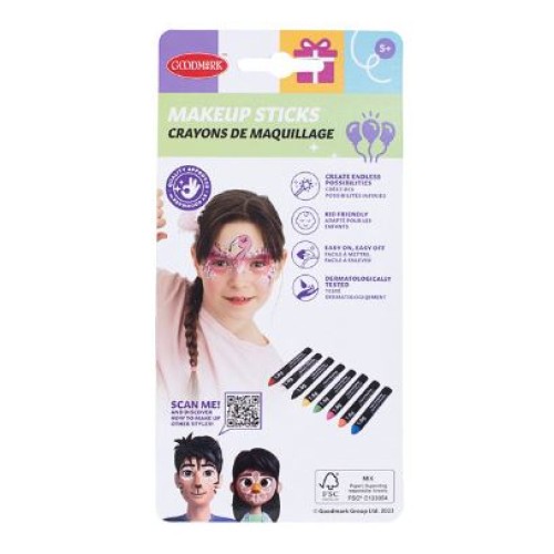 Kit Maquillaje 8 Mini Lápices Grasos Goodmark