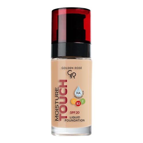 Moisture Touch Liquid Foundation nº 111 30ml Golden Rose Moisture Touch Liquid Foundation nº 111 30ml Golden Rose