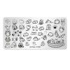 Placa Stamping Uñas Y008 Molly Lac