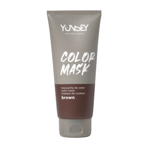 Mascarilla de Color Semipermanente Brown 200ml Yunsey