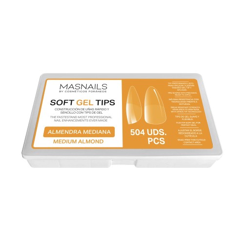 Tips Gel 504uds Almendra MasNails Tips Gel 504uds Almendra MasNails