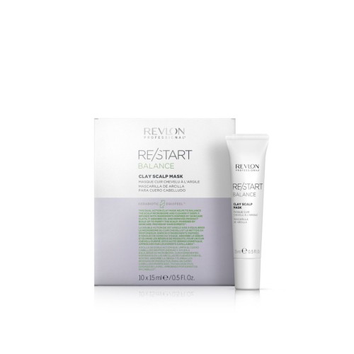 Mascarilla de Arcilla para Cuero Cabelludo Re/Start Balance 10x15ml Revlon