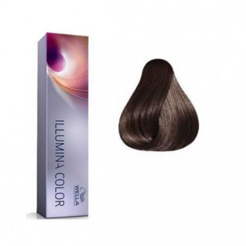 Tinte Illumina Color 5/81 Castaño Claro Perla Ceniza 60ml Wella