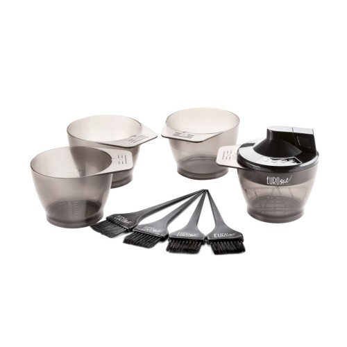 Mezclador Tinte Recargable Con 4 Bols Mezclador Tinte Recargable Con 4 Bols