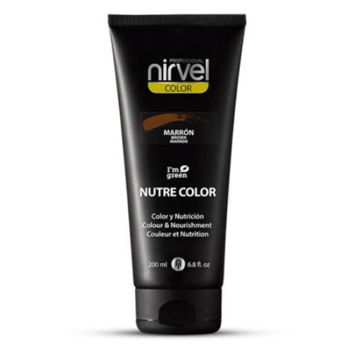 Mascarilla de Color Nutre Color Marrón 200ml Nirvel Mascarilla de Color Nutre Color Marrón 200ml Nirvel
