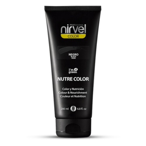 Mascarilla de Color Nutre Color Negro 200ml Nirvel Mascarilla de Color Nutre Color Negro 200ml Nirvel