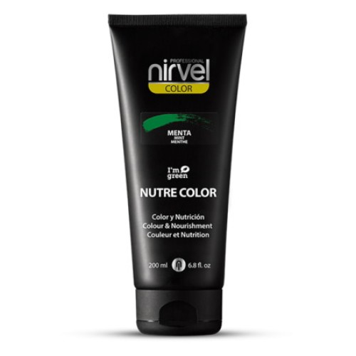 Mascarilla de Color Nutre Color Menta Flúor 200ml Nirvel Mascarilla de Color Nutre Color Menta Flúor 200ml Nirvel
