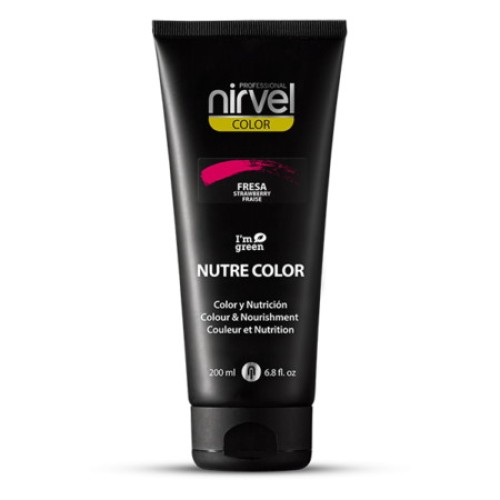Mascarilla de Color Nutre Color Fresa Flúor 200ml Nirvel Mascarilla de Color Nutre Color Fresa Flúor 200ml Nirvel