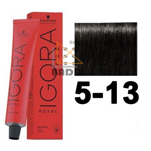 Tinte permanente Igora Royal 5-13 Schwarzkopf Tinte permanente Igora Royal 5-13 Schwarzkopf