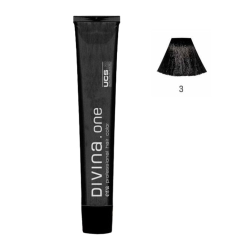 Tinte Permanente Divina One 3 100ml Eva Professional