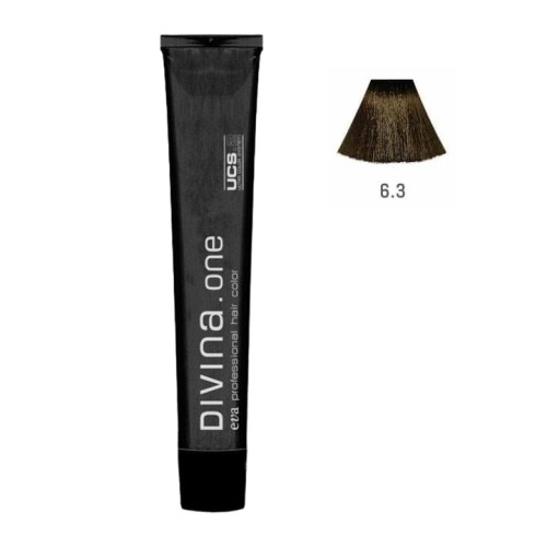 Tinte Permanente Divina One 6.3 100ml Eva Professional