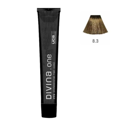 Tinte Permanente Divina One 8.3 100ml Eva Professional