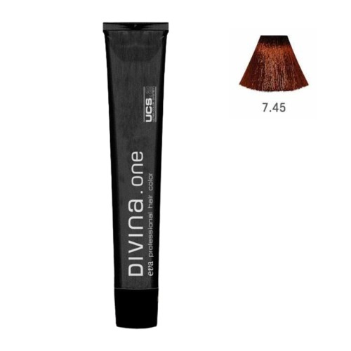 Tinte Permanente Divina One 7.45 100ml Eva Professional Tinte Permanente Divina One 7.45 100ml Eva Professional
