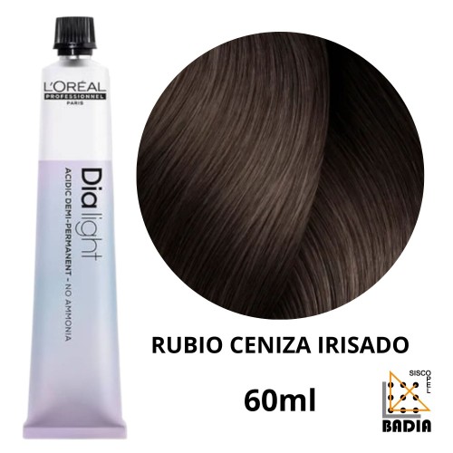 Tinte de Coloración Ácida L'Oreal Professionel Dia Light 7.12 Rubio Ceniza Irisado de 60ml Tinte de Coloración Ácida L'Oreal Professionel Dia Light 7.12 Rubio Ceniza Irisado de 60ml