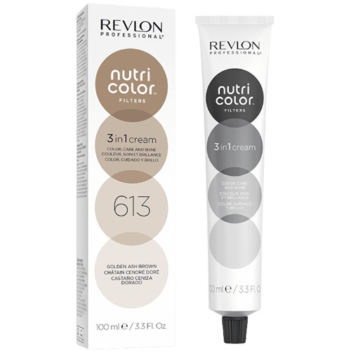 Nutri Color Filters Toning 613 Castaño Ceniza Dorado 100 ml Revlon Nutri Color Filters Toning 613 Castaño Ceniza Dorado 100 ml Revlon