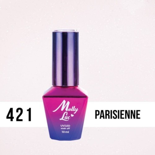 Esmalte semipermanente 421 Madame French 10ml Molly Lac Esmalte semipermanente 421 Madame French 10ml Molly Lac