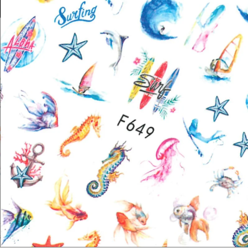 Pegatinas Uñas F649 Molly Lac Pegatinas Uñas F649 Molly Lac