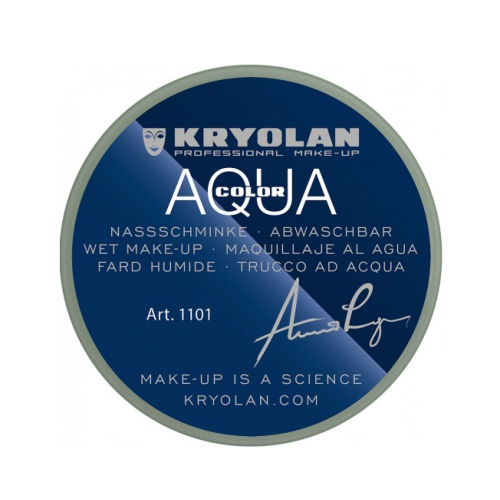 Aquacolor Silver 8ml Kryolan