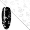 Foil Mariposas Blanco y Negro Molly Lac