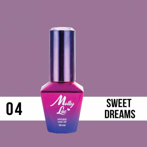 Esmalte semipermanente Sweet Dreams nº 04 10ml Molly Lac Esmalte semipermanente Sweet Dreams nº 04 10ml Molly Lac