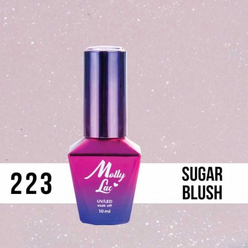 Esmalte semipermanente   Sugar Blush nº 223 10ml Molly  Lac