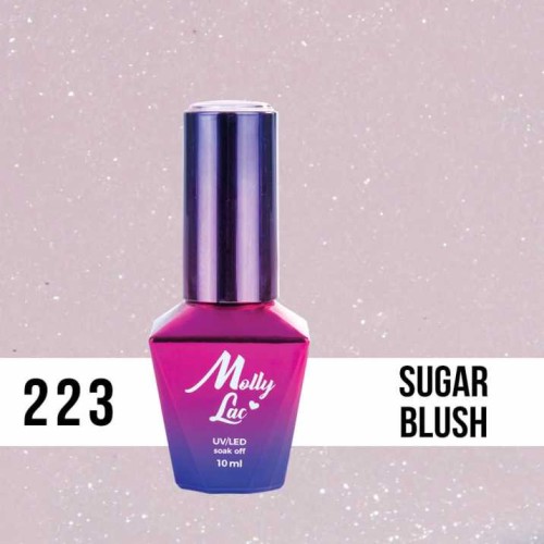 Esmalte semipermanente Sugar Blush nº 223 10ml Molly Lac Esmalte semipermanente Sugar Blush nº 223 10ml Molly Lac