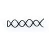 Pasador en Espiral 6cm 2ud Coiled Pin Negro Bifull