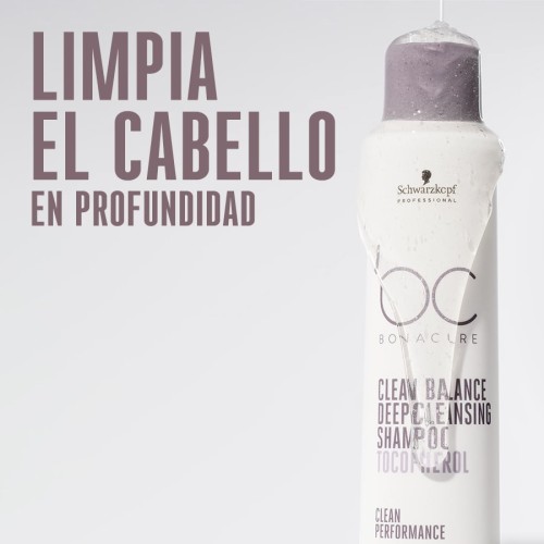 Limpiador Clean Balance Deep Champú 250ml. Bonacure 