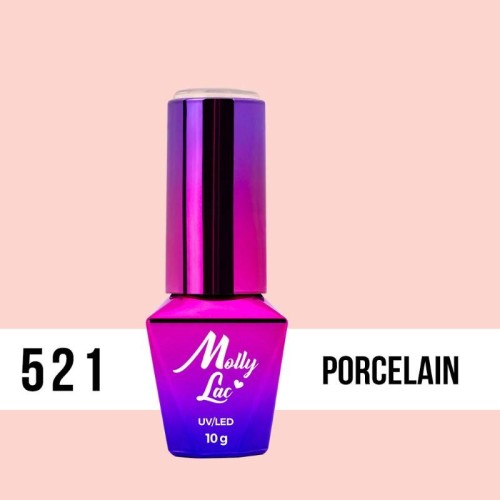 Esmalte semipermanente 521 Porcelain 10ml MollyLac Esmalte semipermanente 521 Porcelain 10ml MollyLac