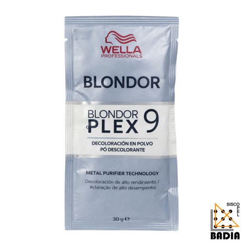 Polvo Decolorante Wella Blondor Plex 9 Metal Purifier de 30g Polvo Decolorante Wella Blondor Plex 9 Metal Purifier de 30g