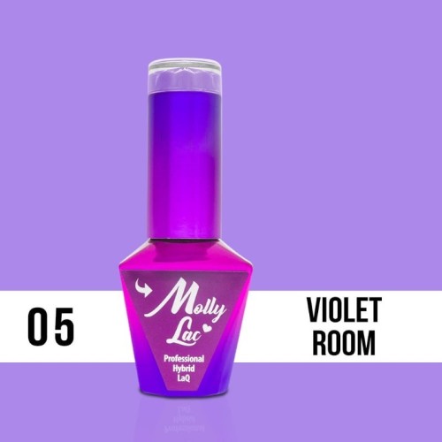 Esmalte semipermanente 05 Violet Room 10ml Molly Lac Esmalte semipermanente 05 Violet Room 10ml Molly Lac
