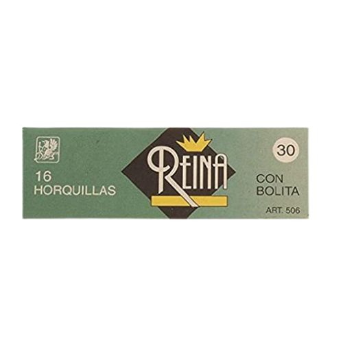 Horquillas 30 Negra Bolita Reina Horquillas 30 Negra Bolita Reina