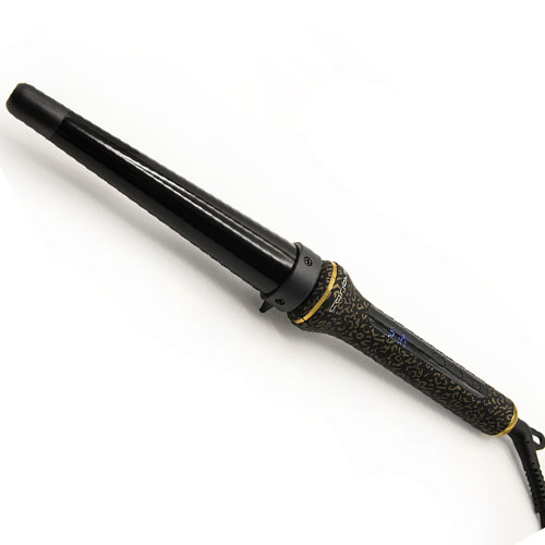 Tenacilla Glamour Wand Gold Leopard Soft Touch Digital Corioliss