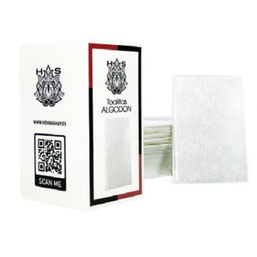Toallitas Fibra Algodón 60ud Henna Toallitas Fibra Algodón 60ud Henna