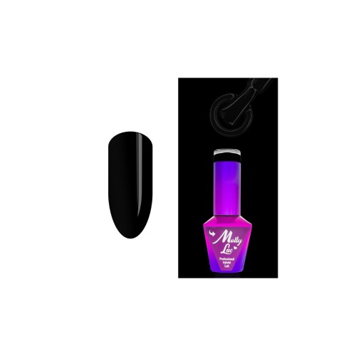 Esmalte semipermanente Ultimate Black 10ml Molly Lac Esmalte semipermanente Ultimate Black 10ml Molly Lac
