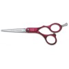 Tijera Duraluminio Roja 6,5"  3Claveles