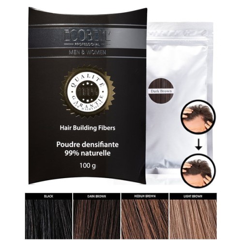 Fibras Capilares en Sobre 100gr Dark Brown Ecobell 