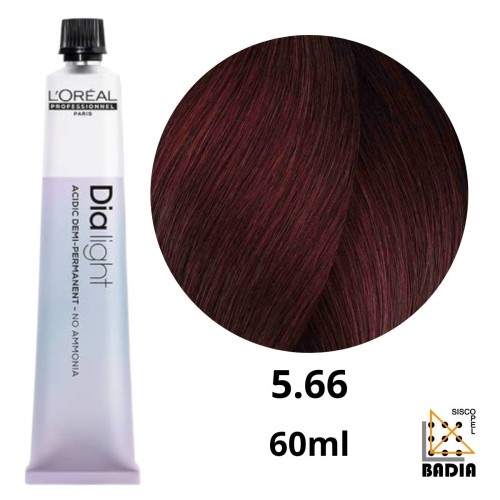 Coloración Ácida L'Oréal Professionnel Dia Light 5.66 de 60ml