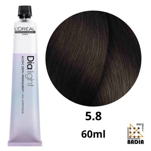 Coloración Ácida L'Oréal Professionnel Dia Light 5.8 de 60ml