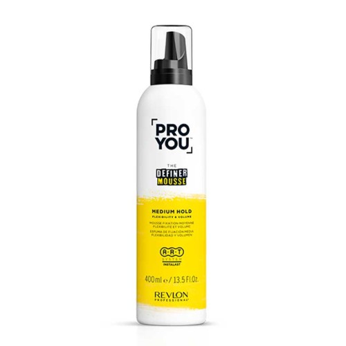 Espuma Medium Hold The Definer Mousse Pro You 400ml Revlon Espuma Medium Hold The Definer Mousse Pro You 400ml Revlon