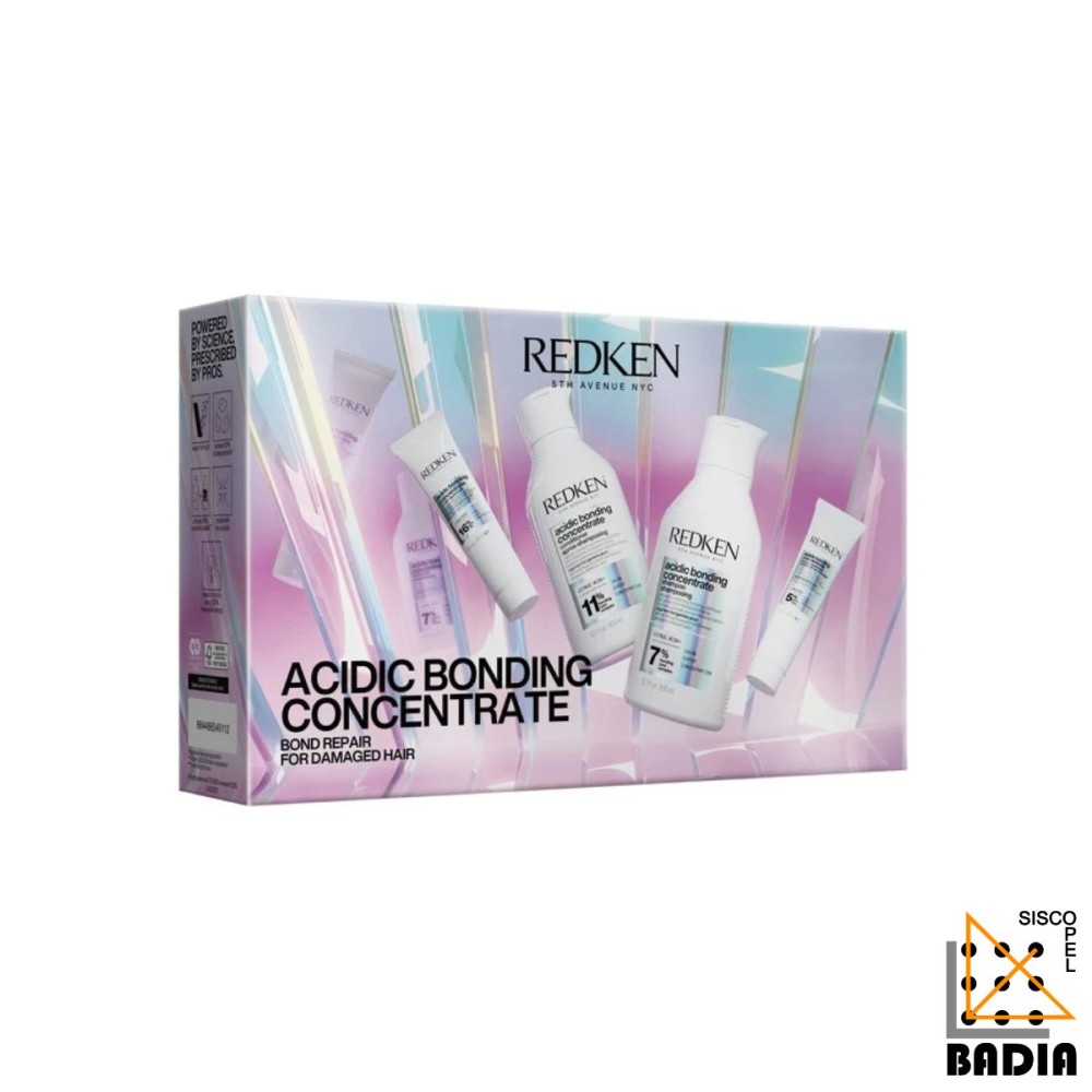 Set Reparador para Cabello Dañado Redken Acidic Bonding Concentrate Holiday Gift Set de 4 Productos