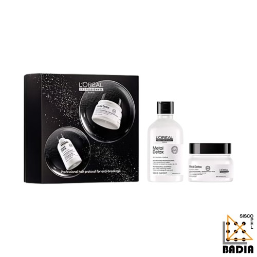 Pack Capilar L'Oréal Professionnel Metal Detox Duo/26 Champú 300ml + Mascarilla 250ml Pack Capilar L'Oréal Professionnel Metal Detox Duo/26 Champú 300ml + Mascarilla 250ml