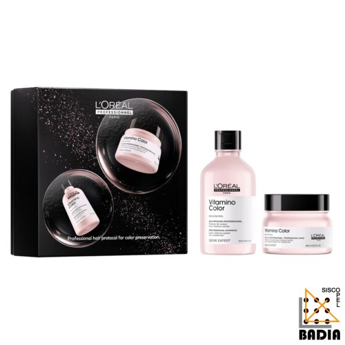 Pack Capilar L'Oréal Professionnel Vitamino Color Duo/26 Champú 300ml + Mascarilla 250ml