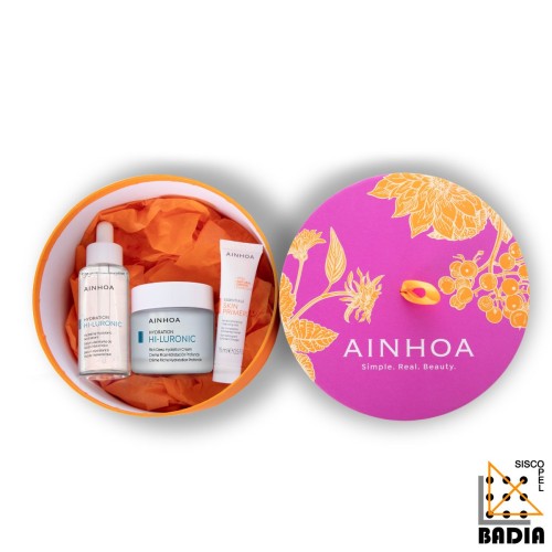 Pack Facial Ainhoa Hi-Luronic Crema Rica Hidratación Profunda Navidad 2026 de 50ml + 50ml + 15ml