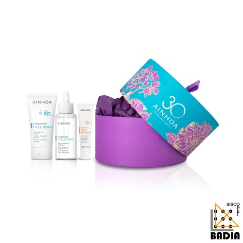 Pack Facial Ainhoa Hi-Luronic Emulsión Hidratación Profunda Navidad 2026 de 50ml + 50ml + 15ml
