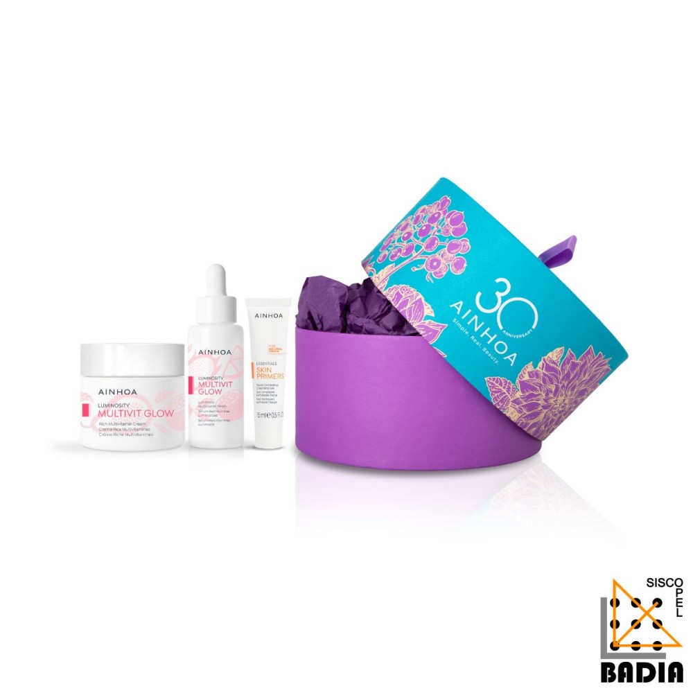 Pack Facial Ainhoa Multivit Glow Rica Navidad 2026 de 50ml + 50ml + 15ml Pack Facial Ainhoa Multivit Glow Rica Navidad 2026 de 50ml + 50ml + 15ml